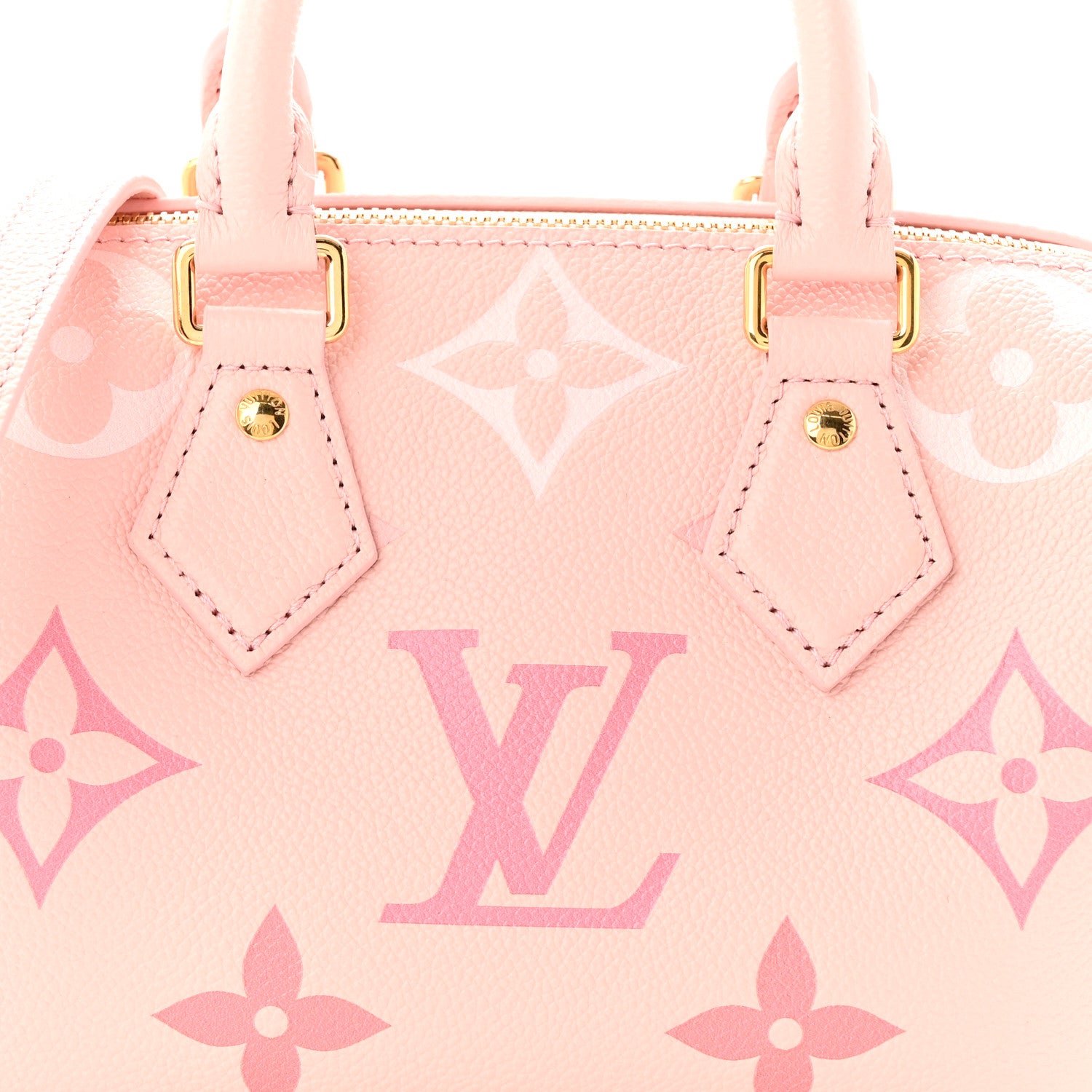 Louis Vuitton Empreinte Monogram Giant Speedy Bandouliere 20 Degrade Rose Pink 8 of 11