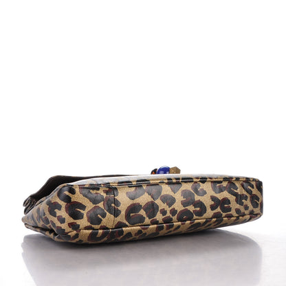 Louis Vuitton Leopard Nocturne African Queen Clutch Dore Gold 4 of 12