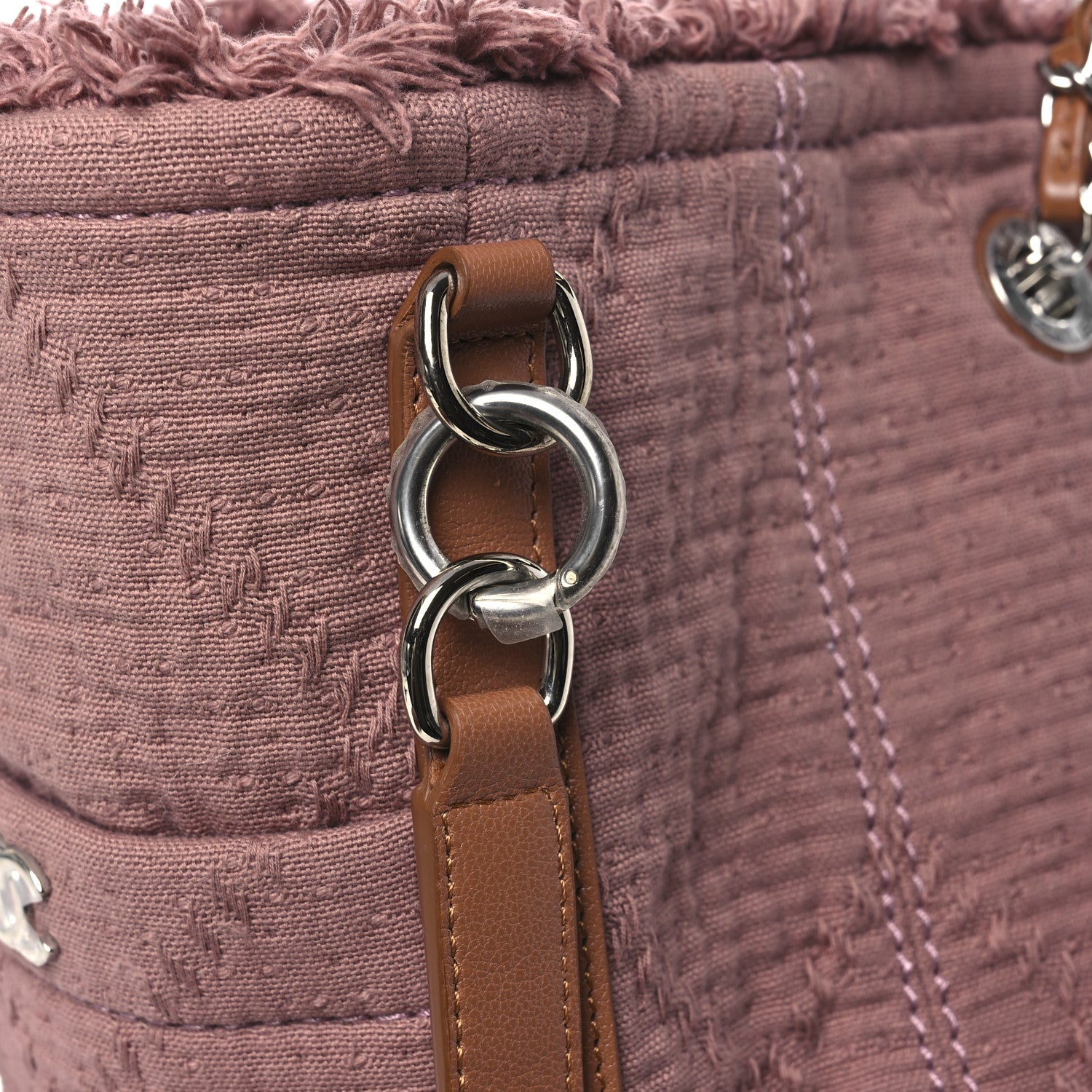 Chanel Canvas Small Double Face Shopping Tote Pink 11 of 12
