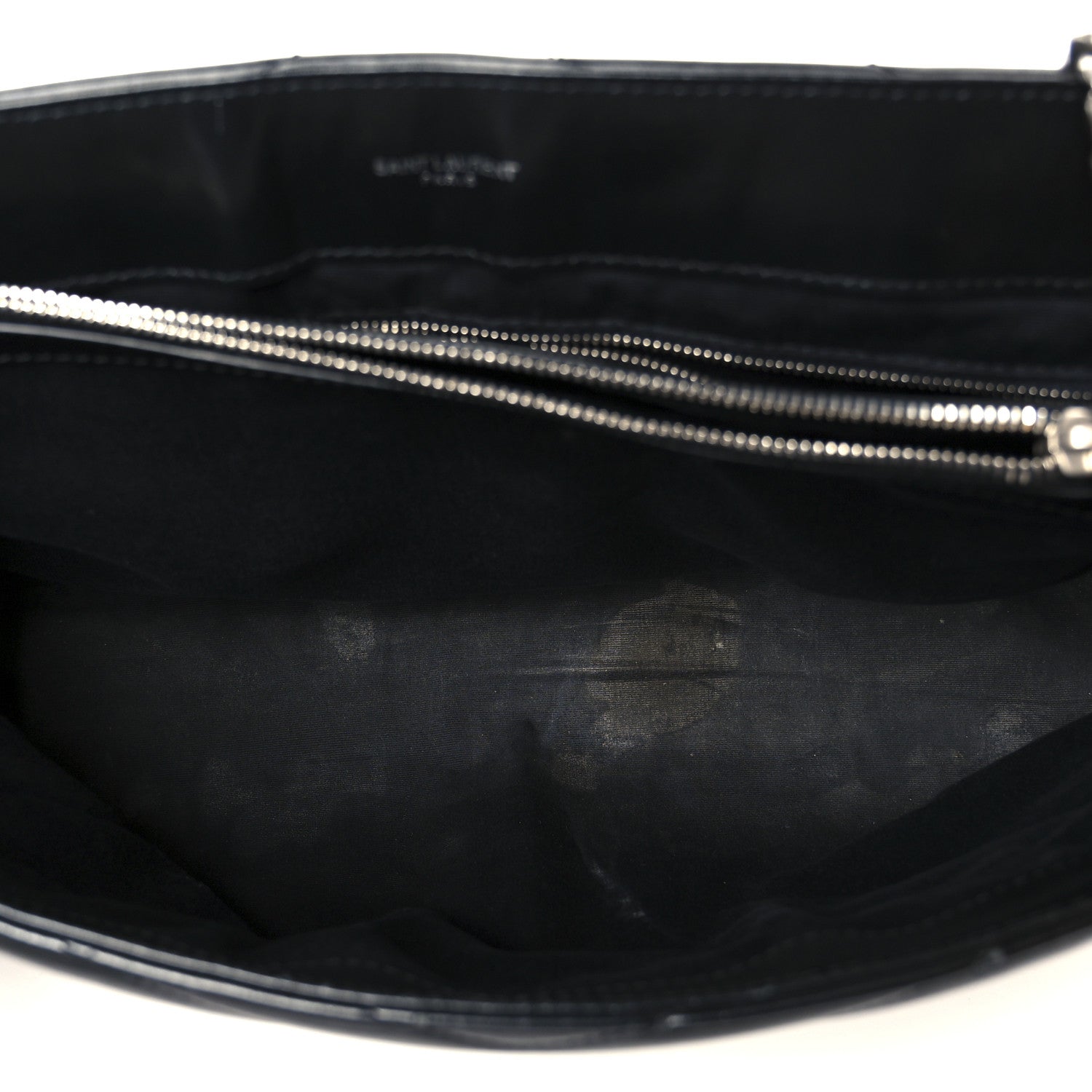 Saint Laurent Calfskin Y Quilted Monogram Large Loulou Chain Satchel Black 5 of 11