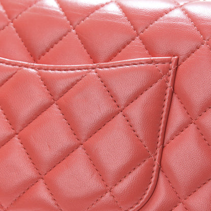 Chanel Lambskin Quilted Mini Rectangular Flap Red 12 of 12