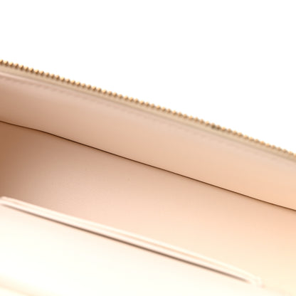 Chanel Caviar Quilted Top Handle Slim Vanity With Chain White 5 of 14
