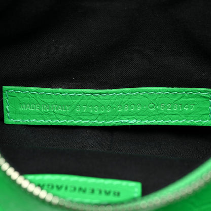 Balenciaga Agneau Arena Le Cagole Shoulder Bag XS Vivid Green 6 of 7