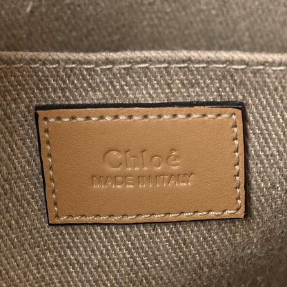 Chloe Knit Medium Woody Ribbon Tote Nude 6 of 10