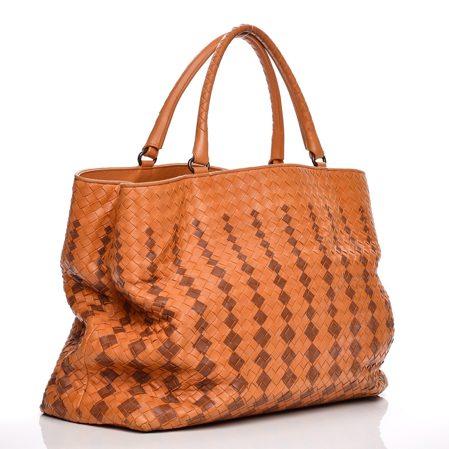 Bottega Veneta Nappa Intrecciato Large Tote Orange 5 of 12