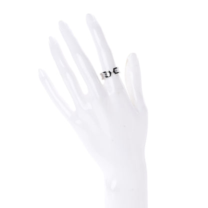 Cartier 18K White Gold 6.5mm C De Ring 51 5.75 2 of 6