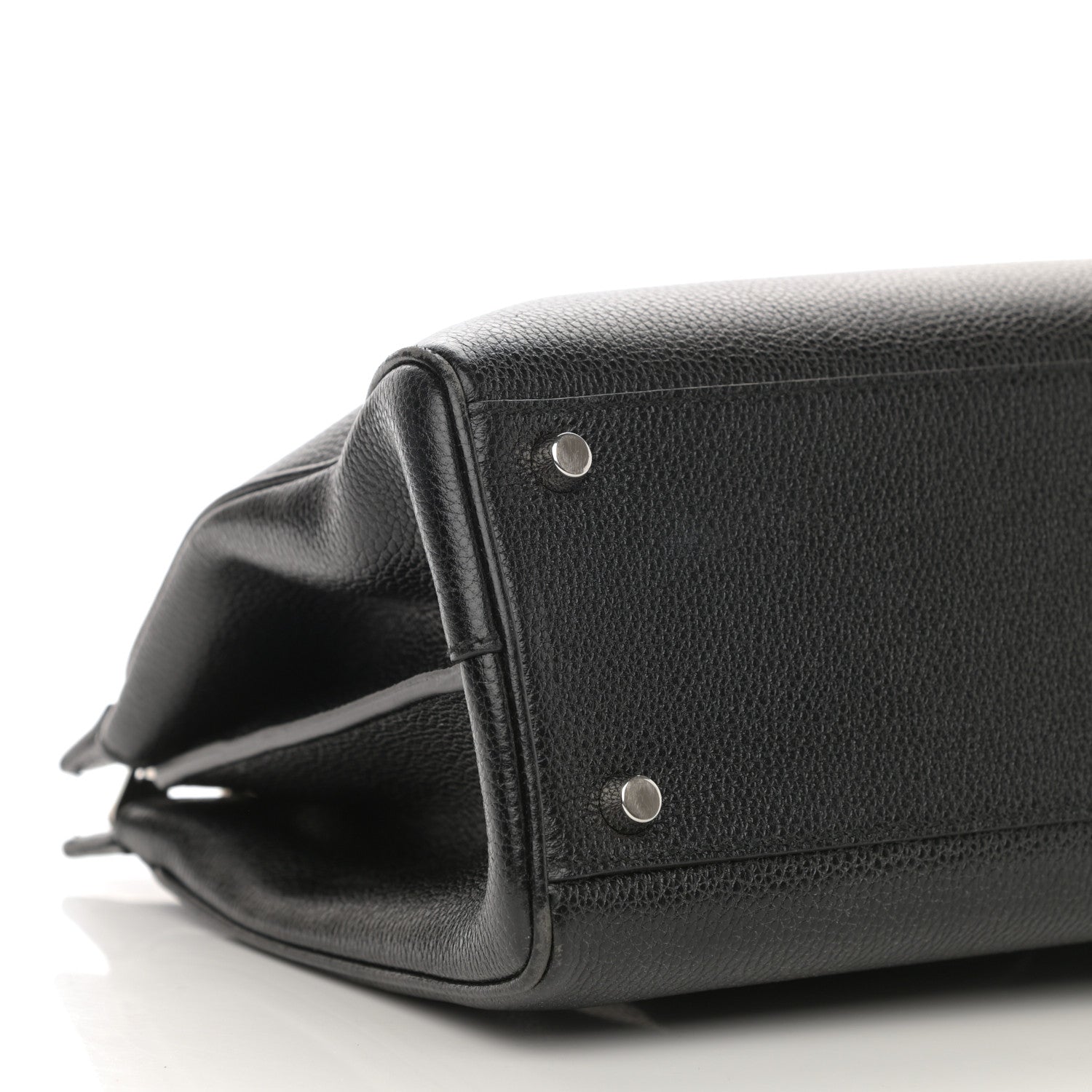 Gucci Grainy Calfskin Small Zumi Top Handle Bag Black 9 of 10