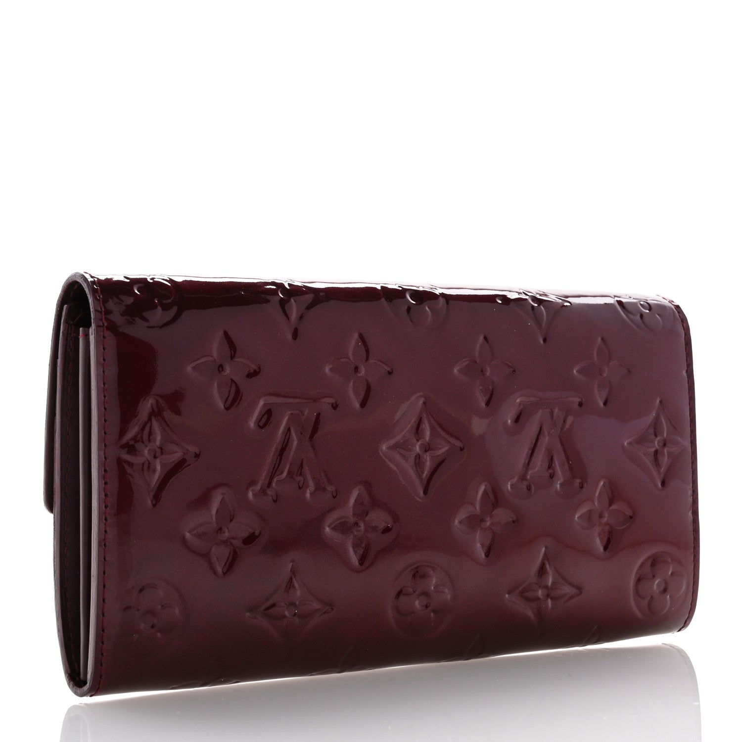 Louis Vuitton Vernis Sarah Wallet Rouge Fauviste 3 of 8