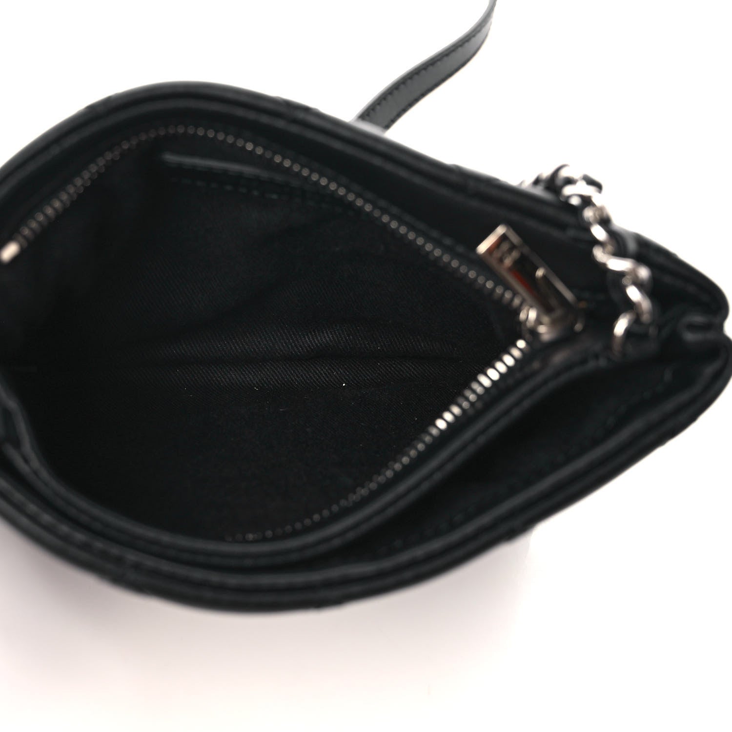 Chanel Lambskin Quilted Crossbody Bag Black 5 of 9