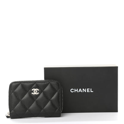 Chanel Caviar Quilted Classic Zipped Coin Purse Black 8 of 8