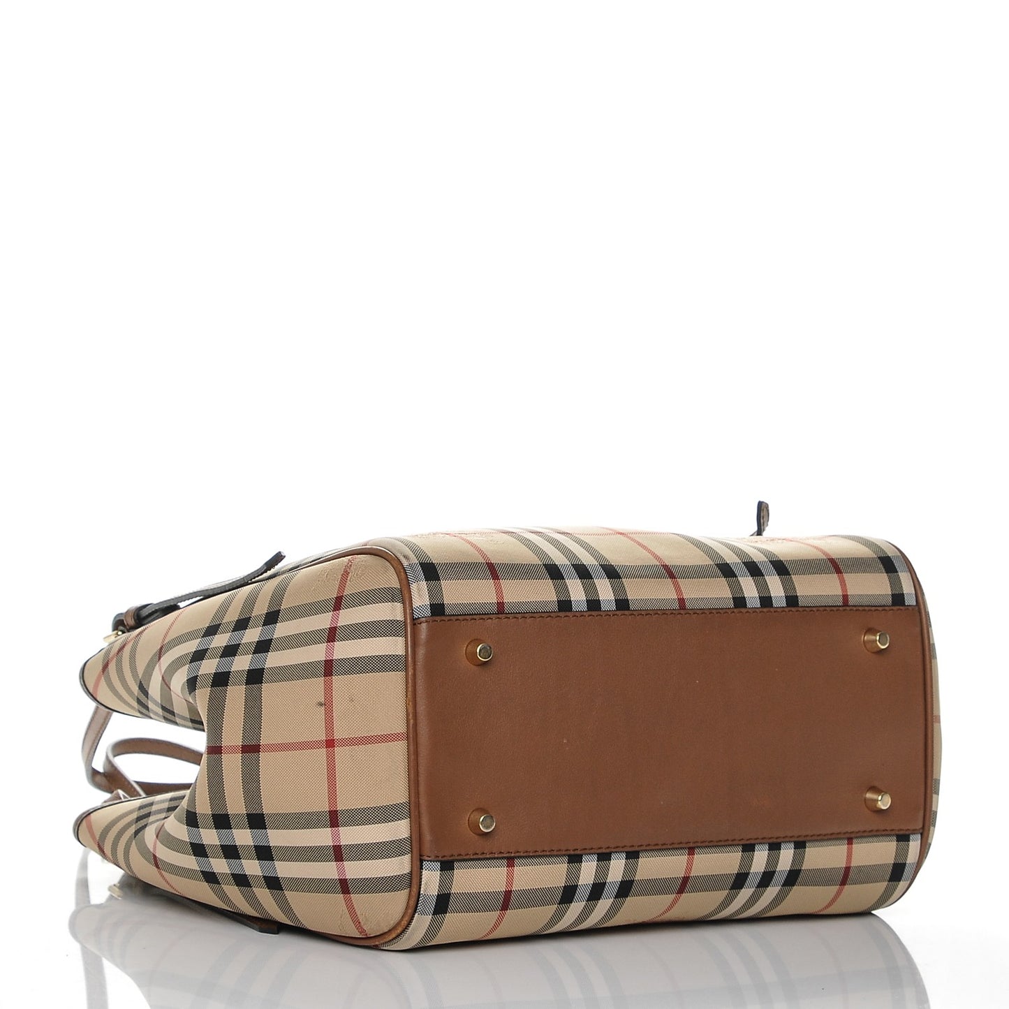 Horseferry Check Small Canter Tote Tan