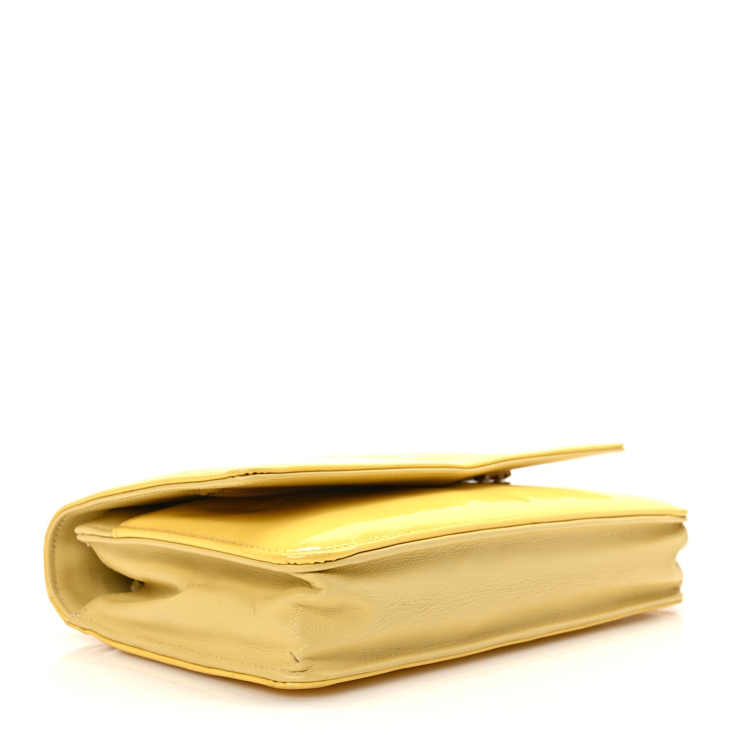 Patent CC Compact Wallet on Chain WOC Yellow