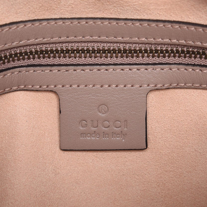 Gucci Calfskin Matelasse Medium GG Marmont Chain Shoulder Bag Porcelain Rose 6 of 7