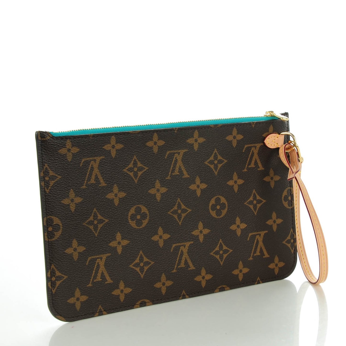 Monogram Neverfull MM GM Pochette Turquoise