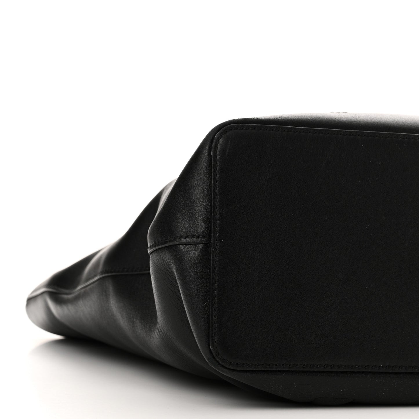Apollo Calfskin GG Dadini Embroidered Chain Shoulder Tote Black