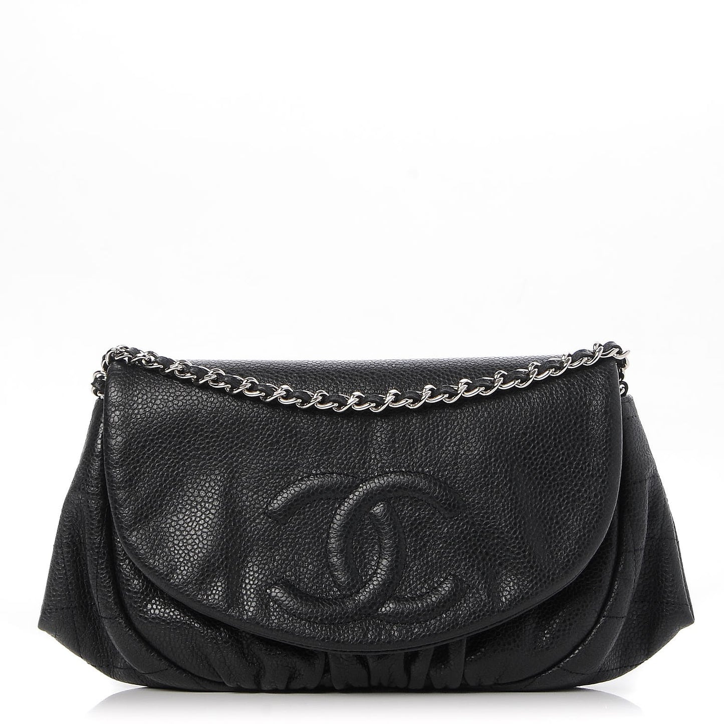 Caviar Half Moon Wallet On Chain WOC Black