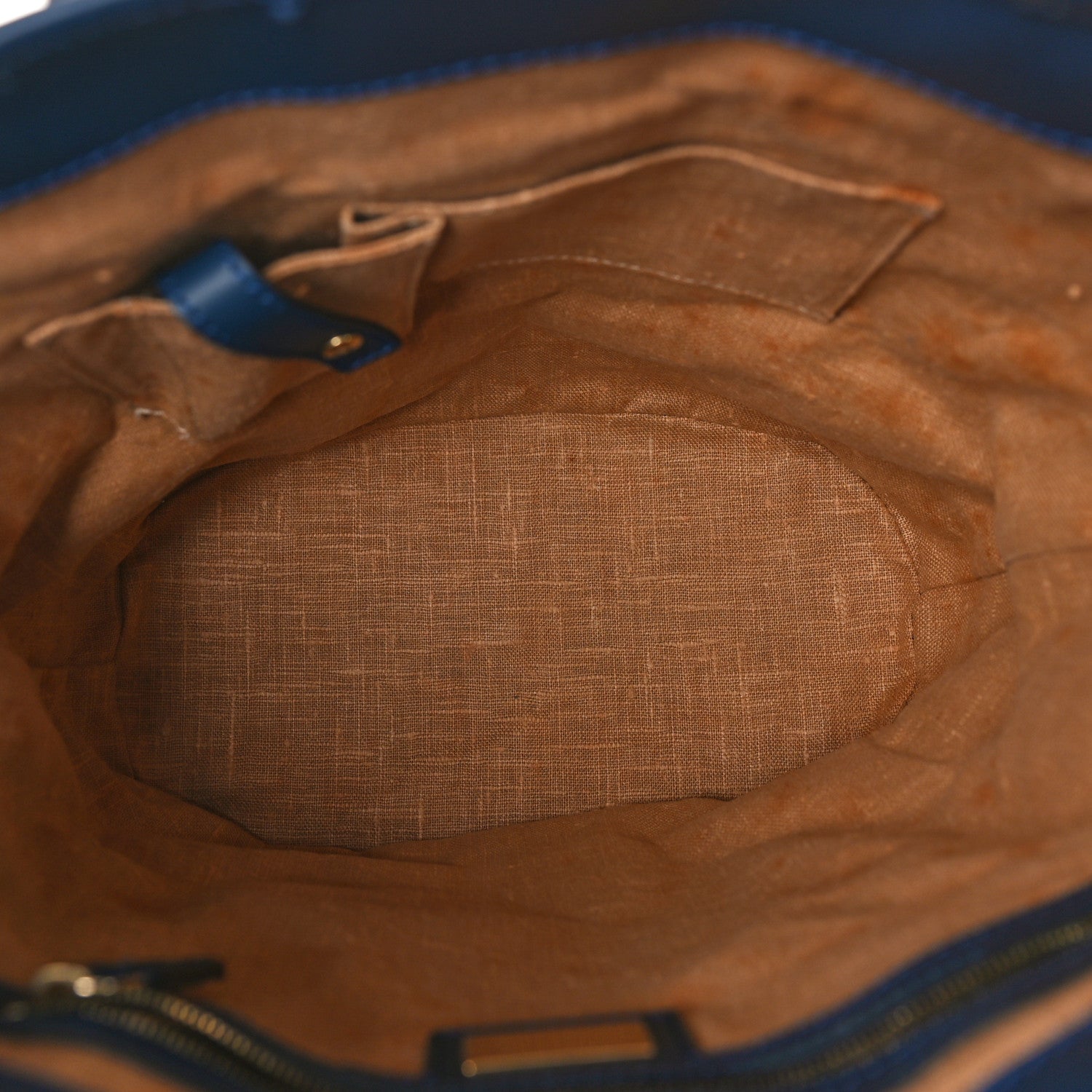 Fendi Zucca Tote Tobacco Blue 5 of 8
