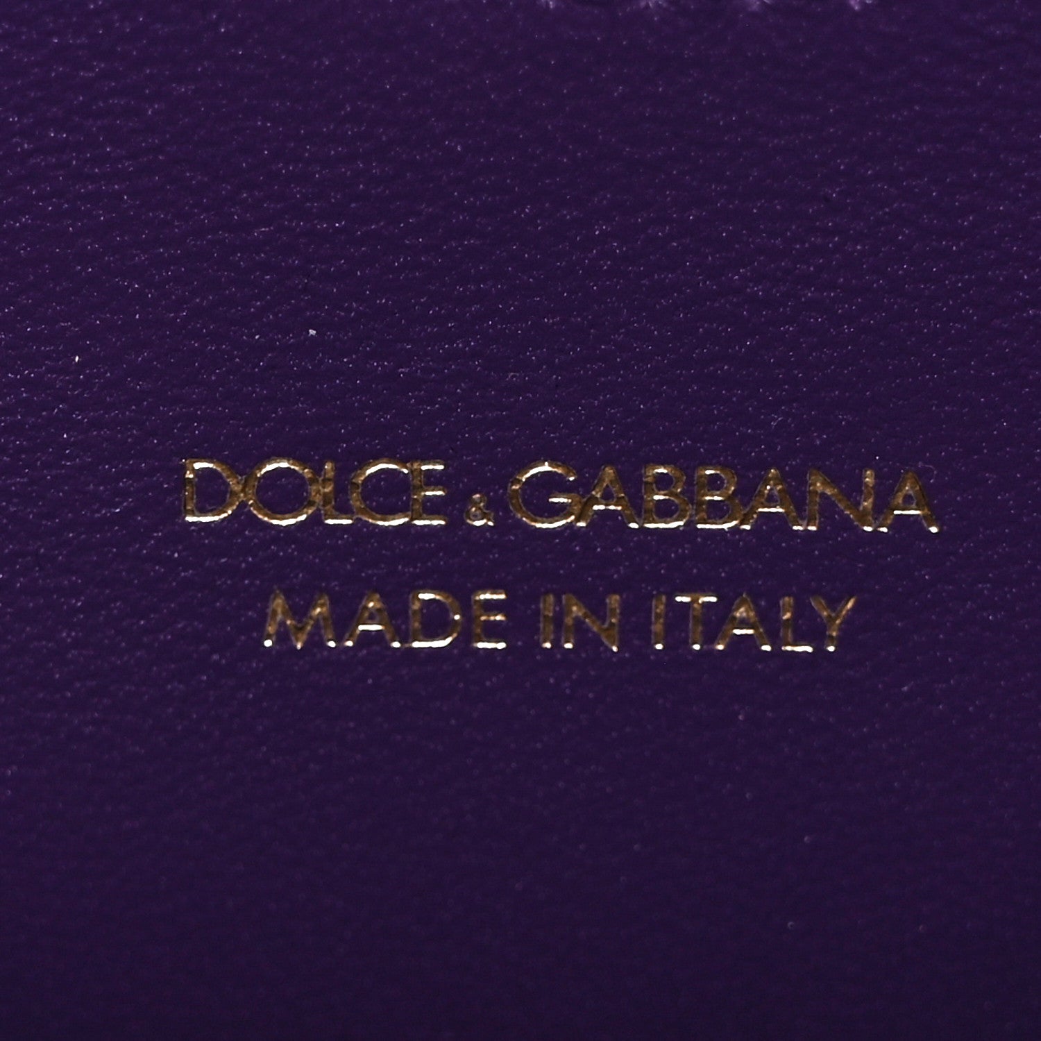 Dolce & Gabbana Holographic Patent Calfskin Strobo 3.5 Clutch Viola Medio 5 of 9