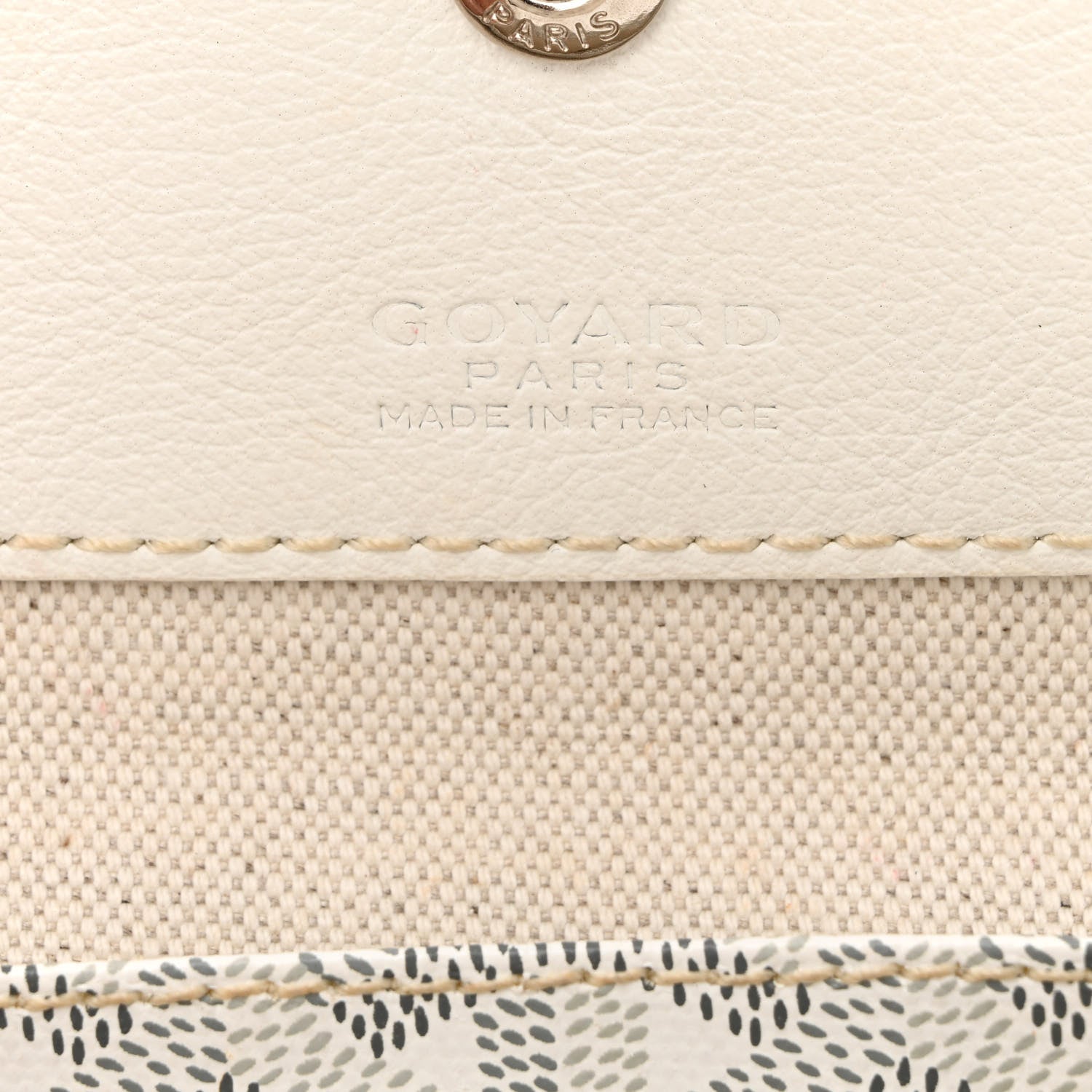 Goyard Goyardine Saint Louis PM White 8 of 15