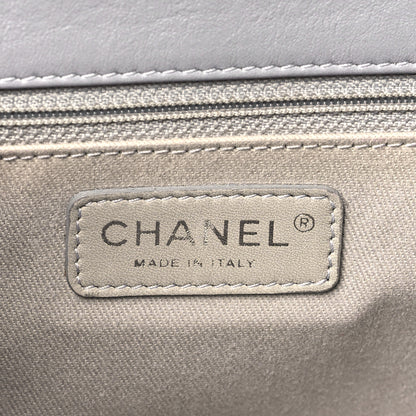 Chanel Calfskin Large Country Chic Flap Grey 6 of 10