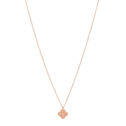 Van Cleef & Arpels 18K Rose Gold Sweet Alhambra Pendant Necklace 1 of 6