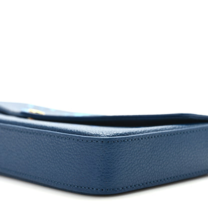 Louis Vuitton Empreinte Monogram Giant Felicie Pochette Chain Wallet Gradient Blue 10 of 11
