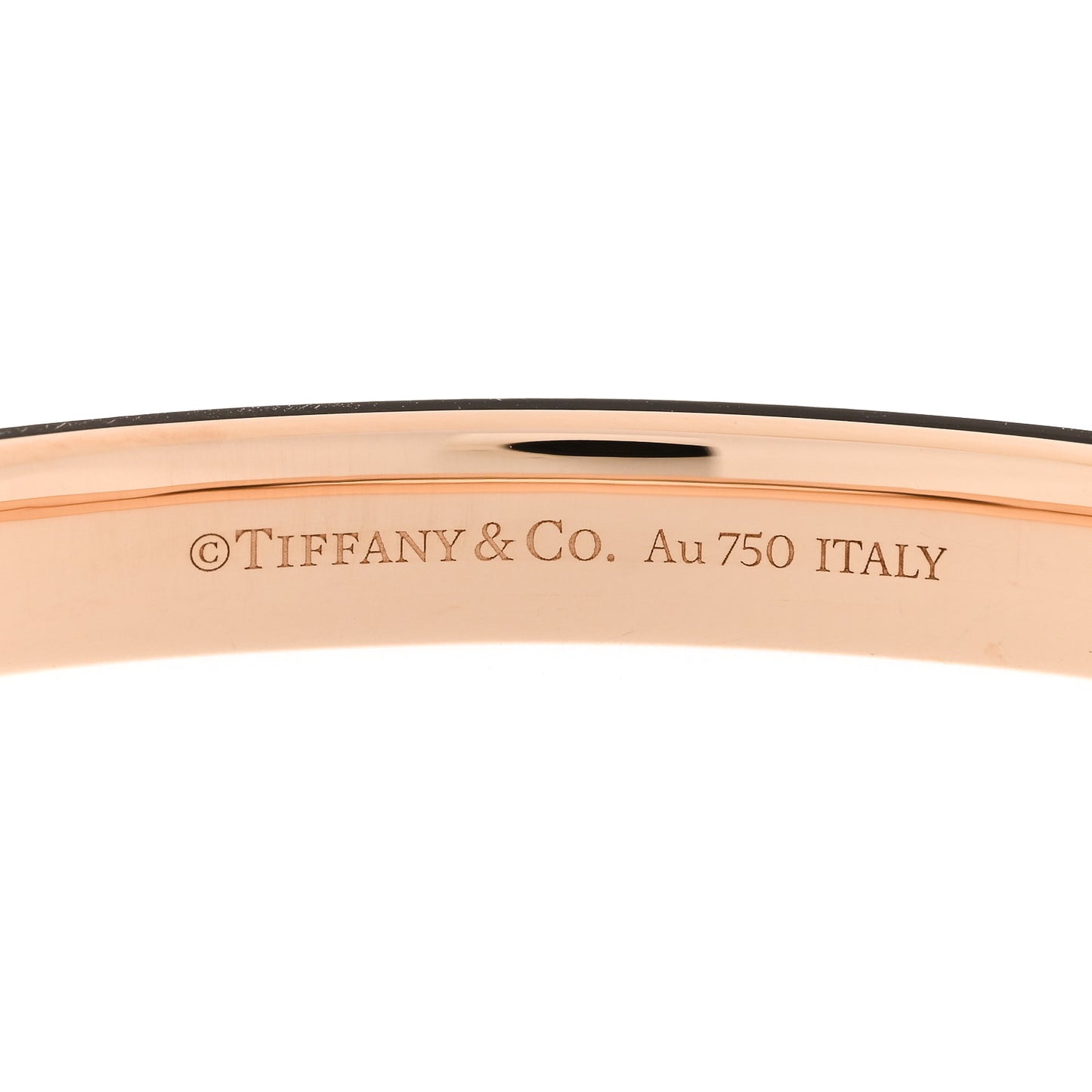 18K Rose Gold Diamond T Hinged Pave Bracelet