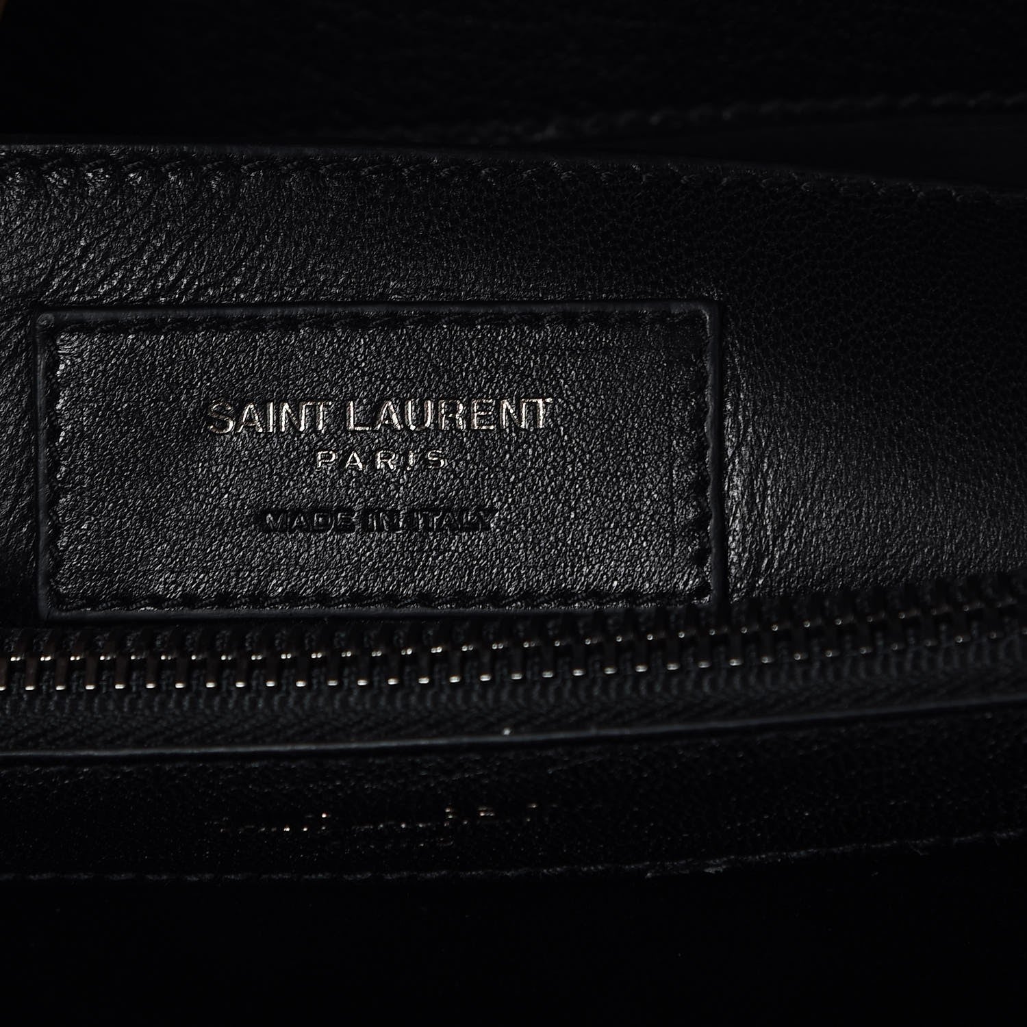 Saint Laurent Sheepskin Matelasse Chevron Monogram Large College Satchel Black 7 of 9