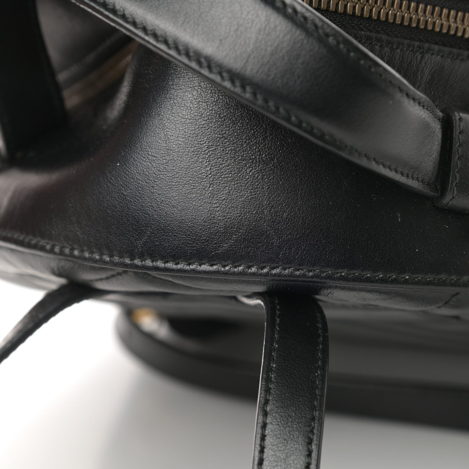 Gucci Calfskin Matelasse GG Marmont Backpack Black 11 of 13