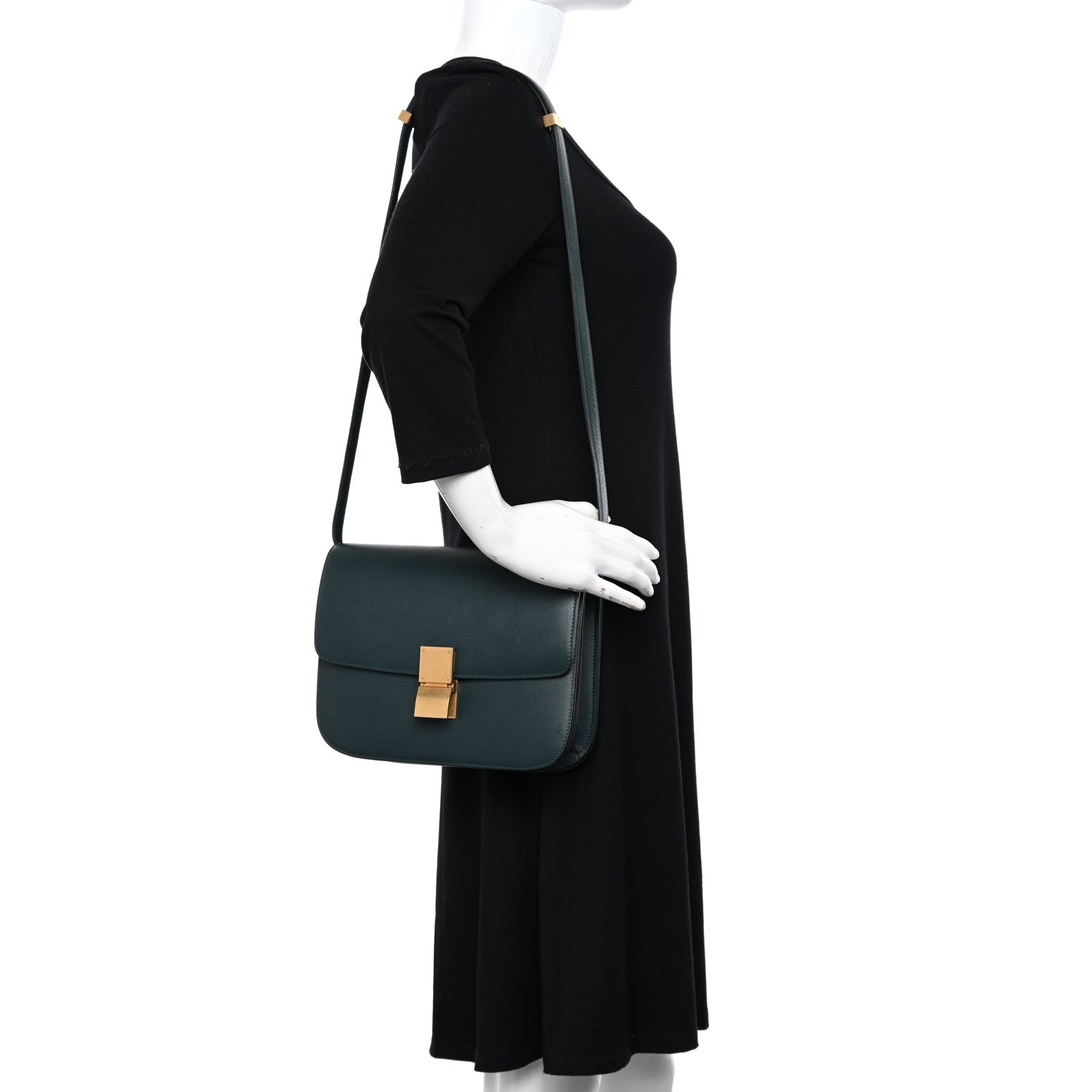 Celine Box Calfskin Medium Classic Box Flap Bag Amazone 2 of 15