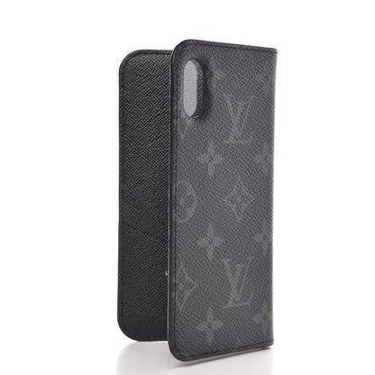 Louis Vuitton Monogram Eclipse iPhone X Folio Case 3 of 7