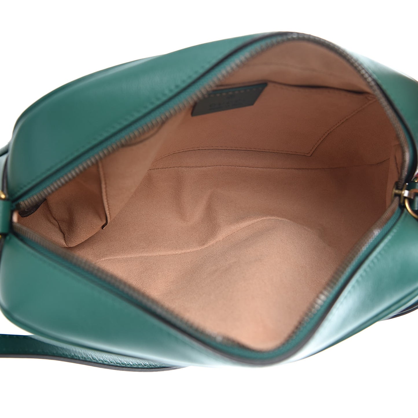 Calfskin Matelasse Small GG Marmont Chain Shoulder Bag Emerald Green