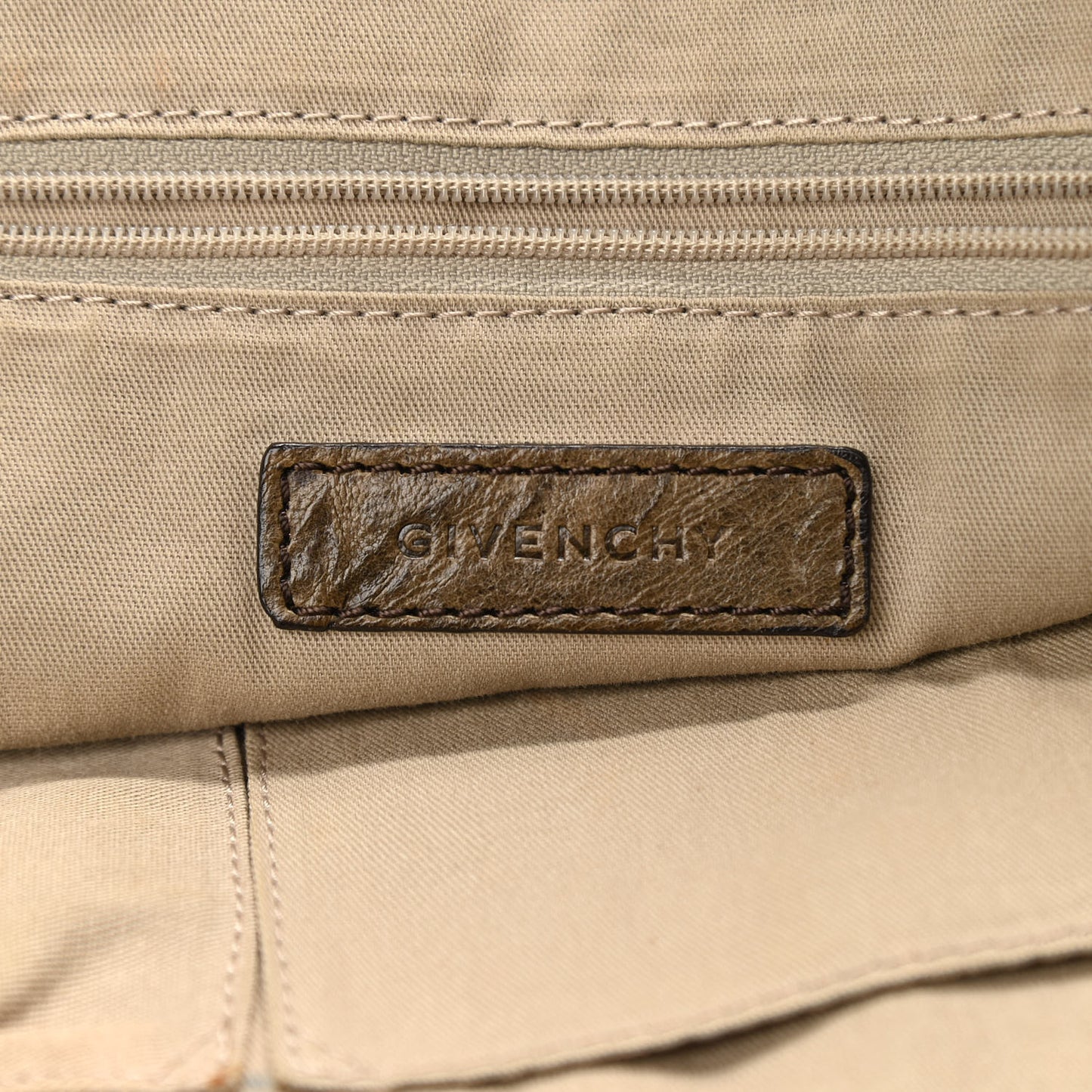 Crackled Calfskin Medium Nightingale Light Brown