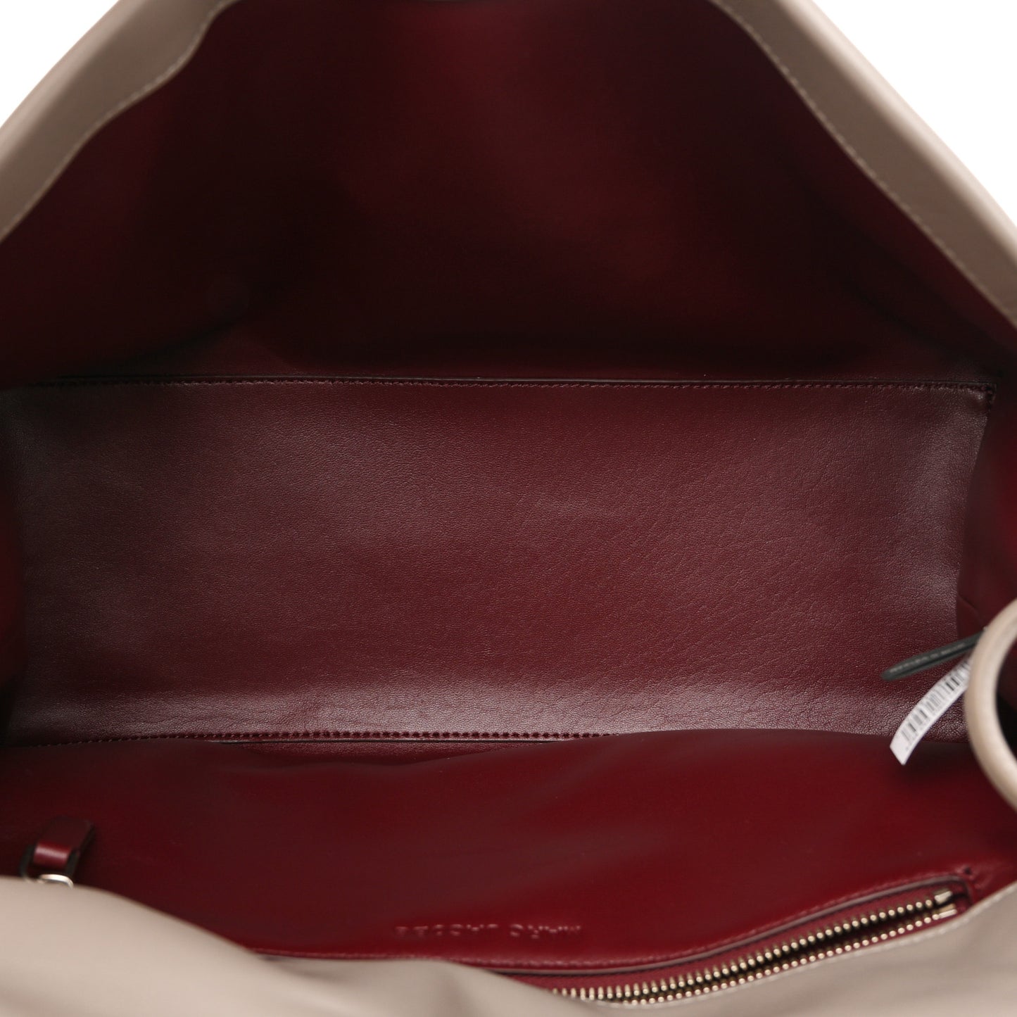 Calfskin Large Dual Shoulder Bag Cement