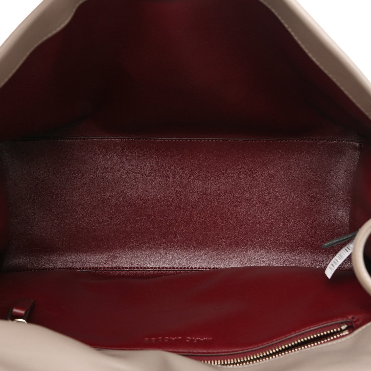 Marc Jacobs Calfskin Large Dual Shoulder Bag Cement 5 of 12
