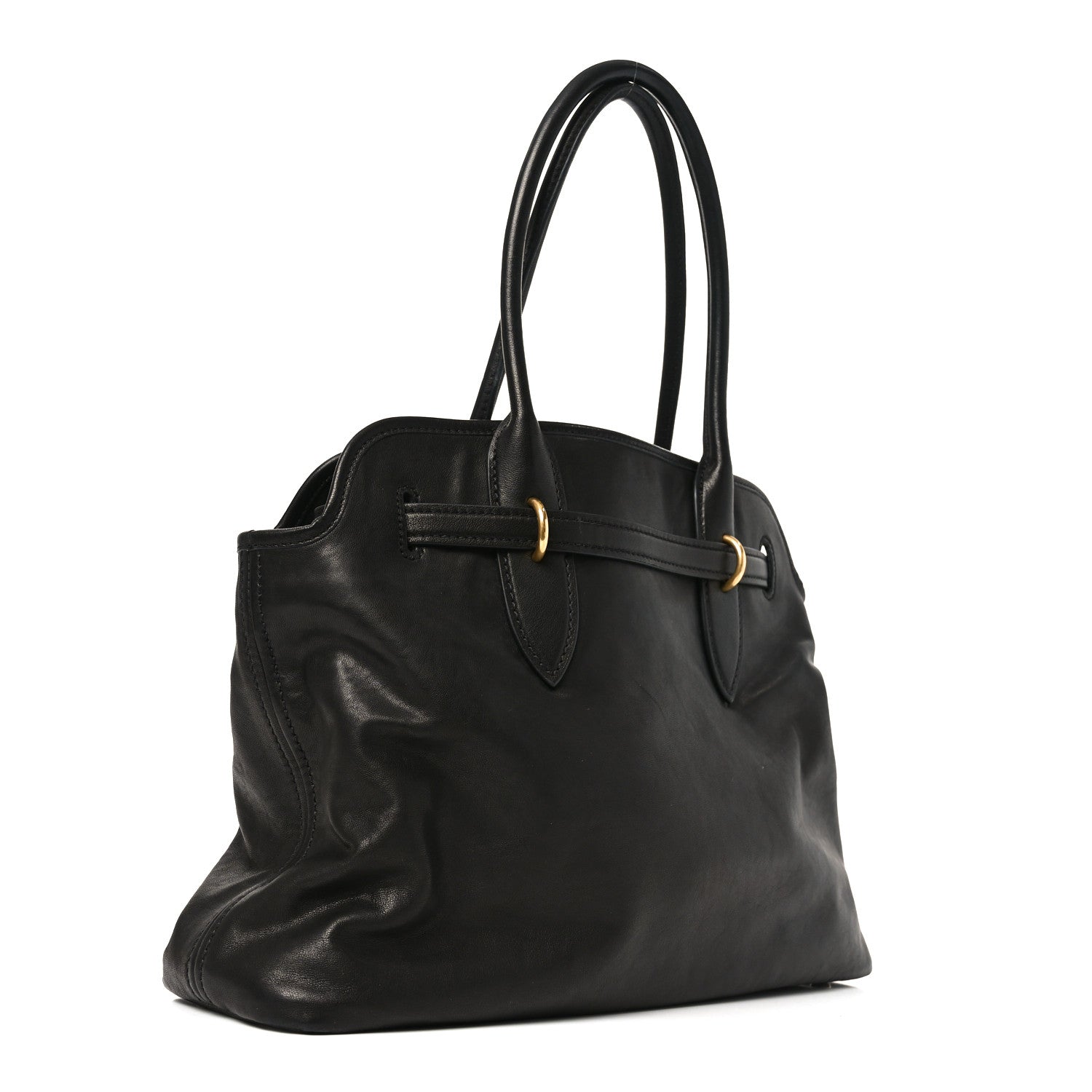 Miu Miu Nappa Medium Aventure Bag Black 3 of 9