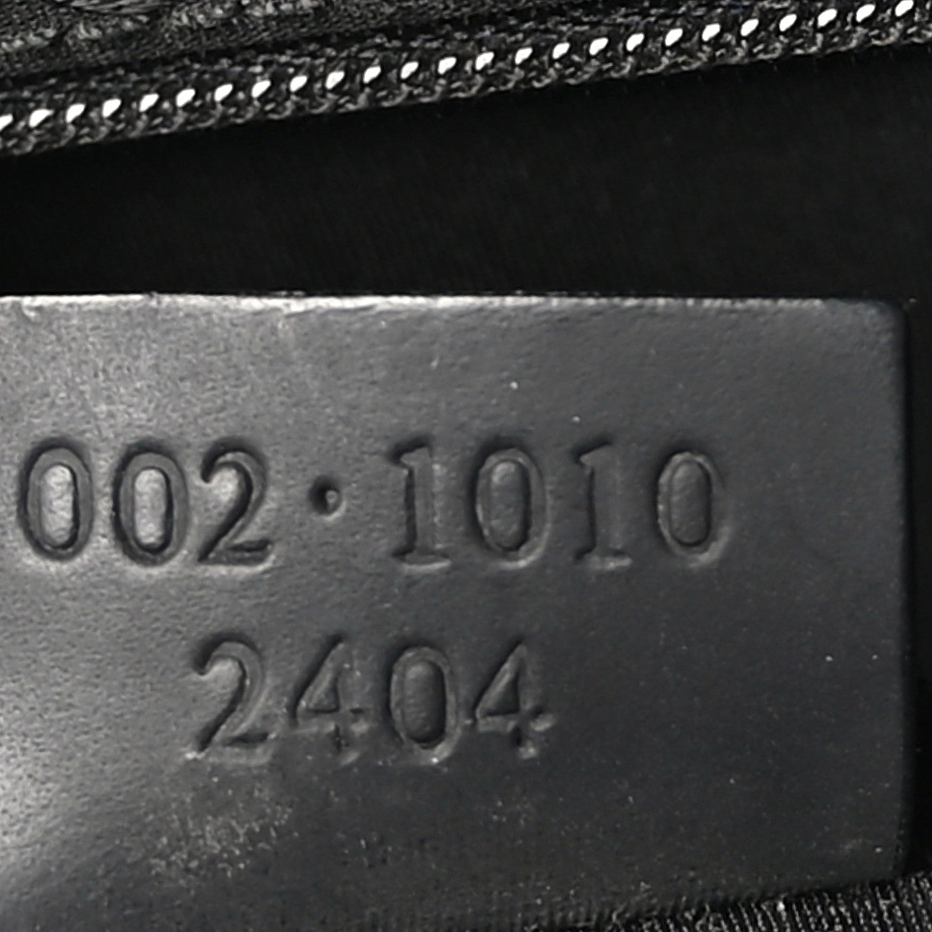 Nylon Monogram Bamboo Handle Bag Black