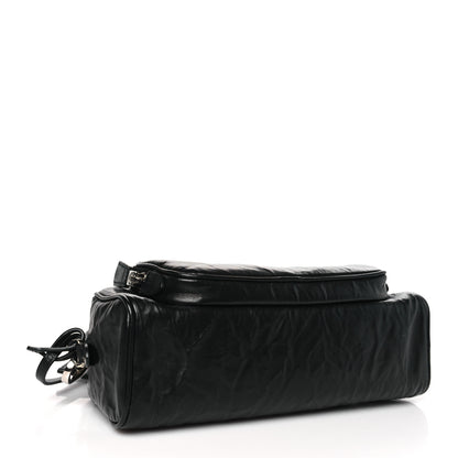 Prada Nappa Antique Multi-Pocket Shoulder Bag Black 4 of 9