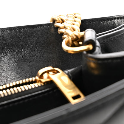 Saint Laurent Calfskin Y Quilted Monogram Medium Loulou Chain Satchel Black 7 of 14