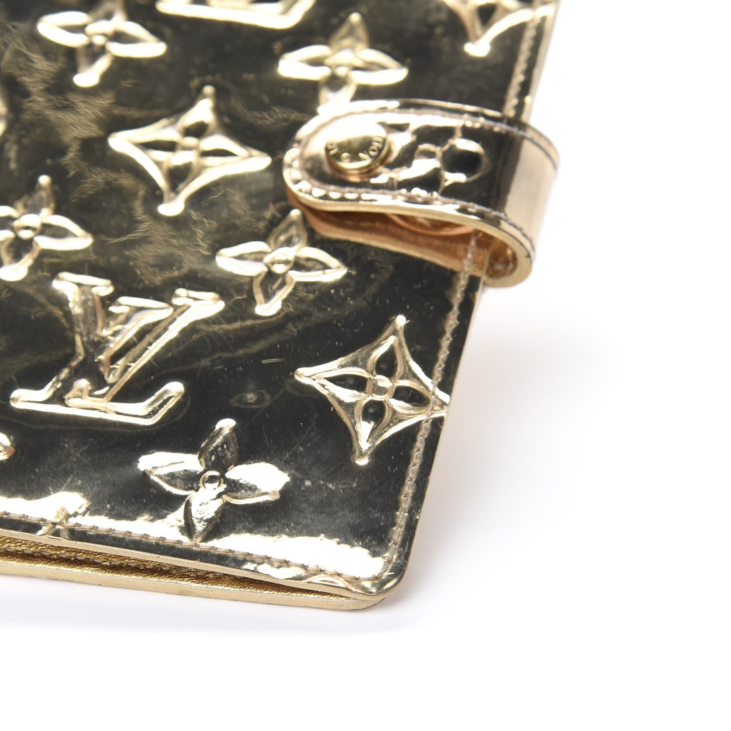 Monogram Miroir Small Ring Agenda Gold