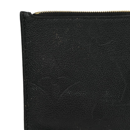 Louis Vuitton Empreinte Monogram Giant Neverfull MM Pochette Black 13 of 16