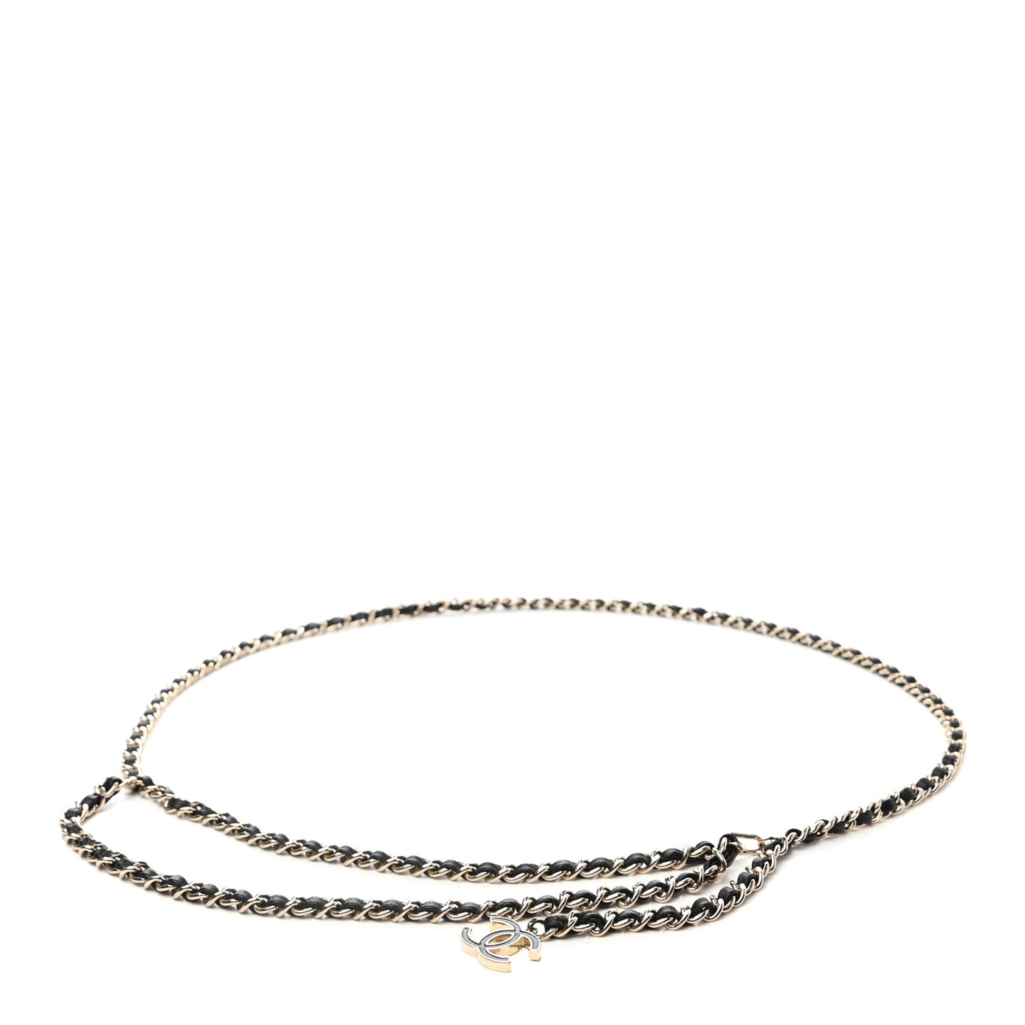 CC Chain Belt Gold Black