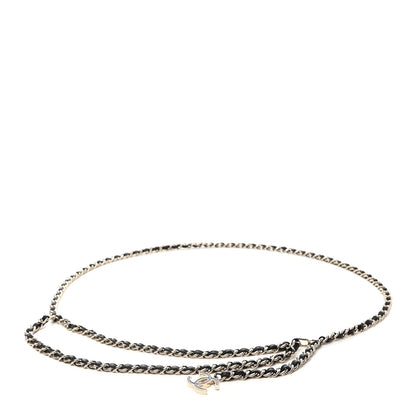 Chanel CC Chain Belt Gold Black 1 of 4
