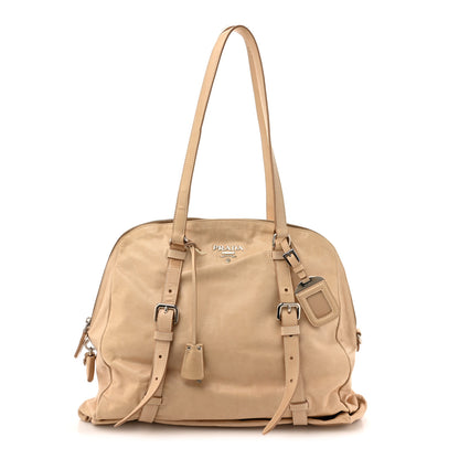 Prada Nappa New Look Tote Beige 1 of 15