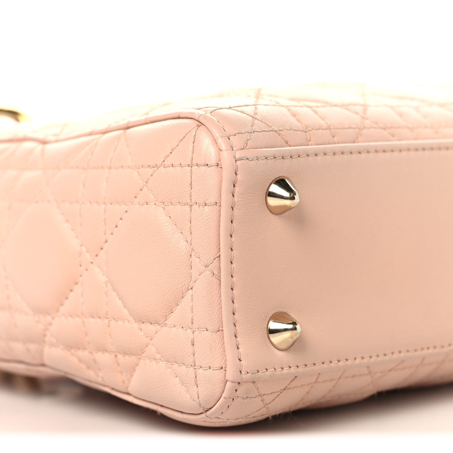 Christian Dior Lambskin Cannage Small Lucky Badges My Lady Dior Light Pink 9 of 12