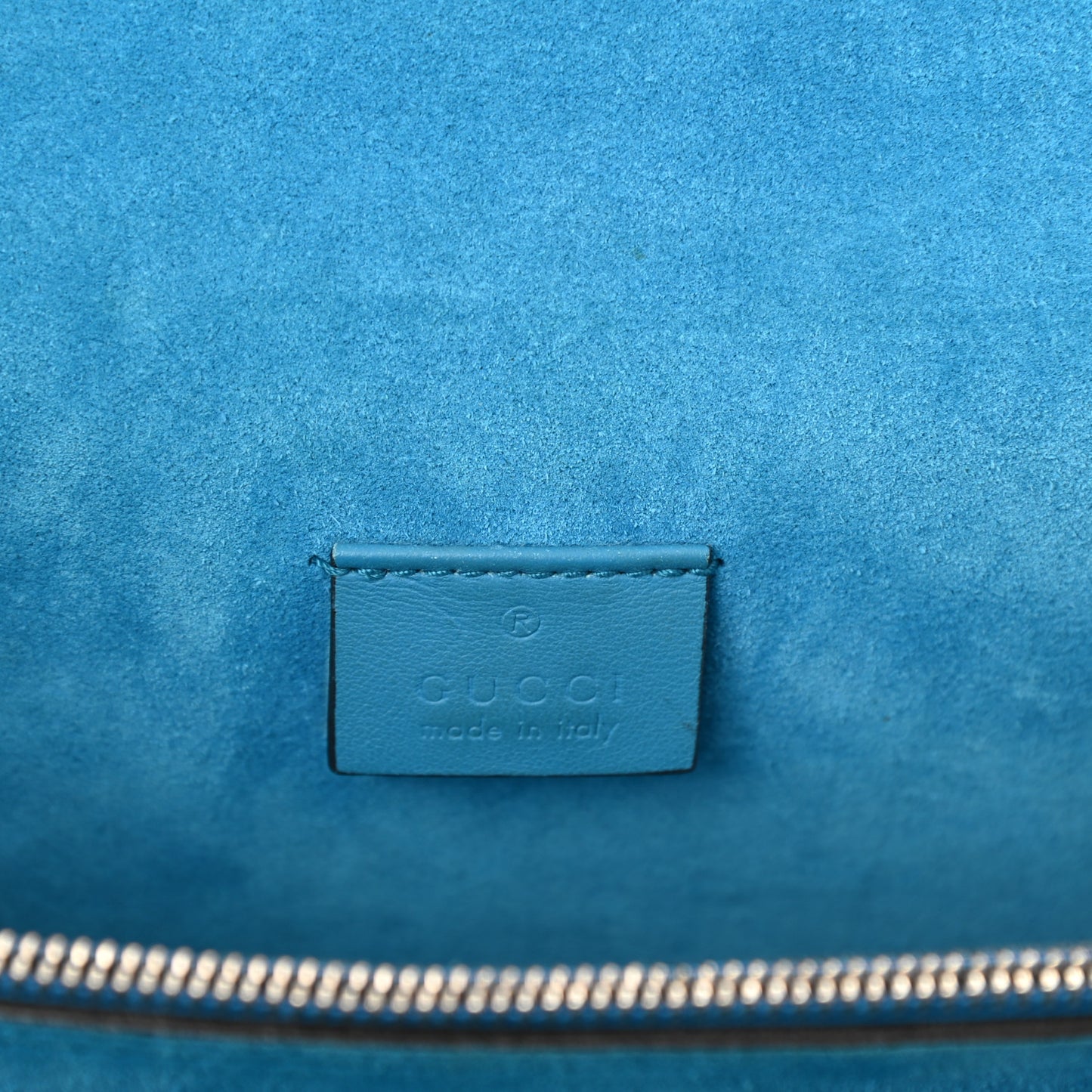 GG Supreme Monogram Small Dionysus Shoulder Bag Bright Turquoise