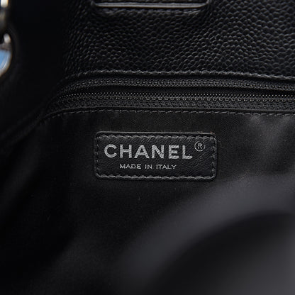 Chanel Caviar Quilted Petit Shopping Tote PST Black 6 of 9