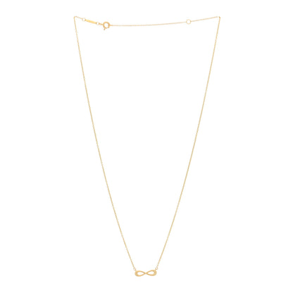 Tiffany 18K Yellow Gold Infinity Pendant Necklace 2 of 4
