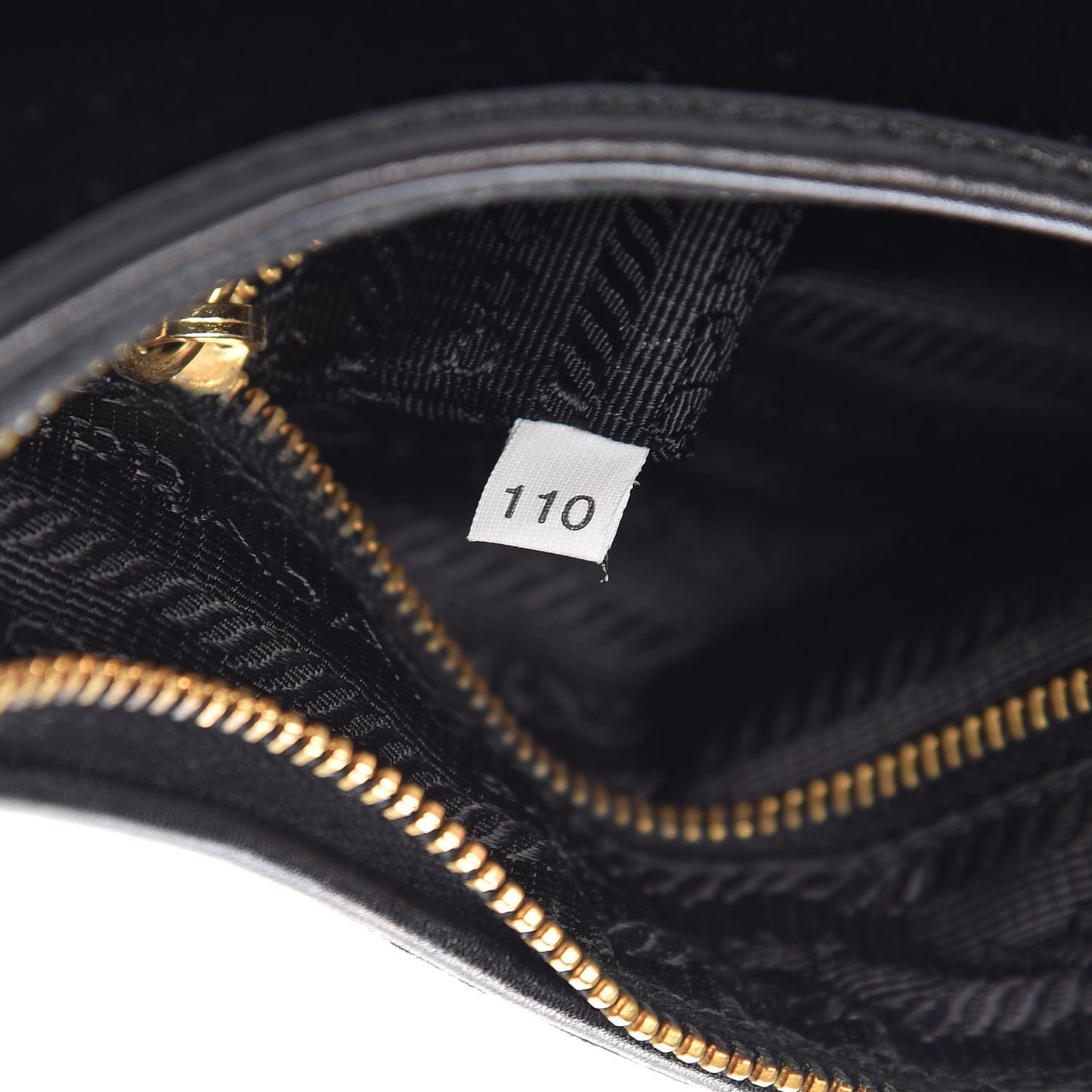 Velluto Logo Pochette Black