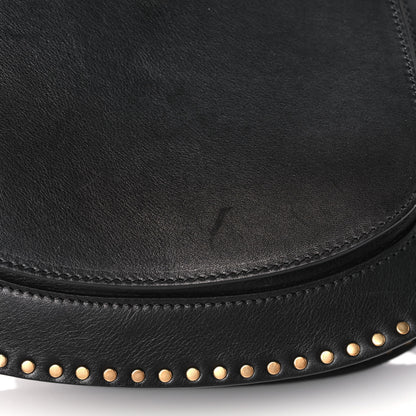 Chloe Calfskin Braided Medium Hudson Shoulder Bag Black 11 of 12